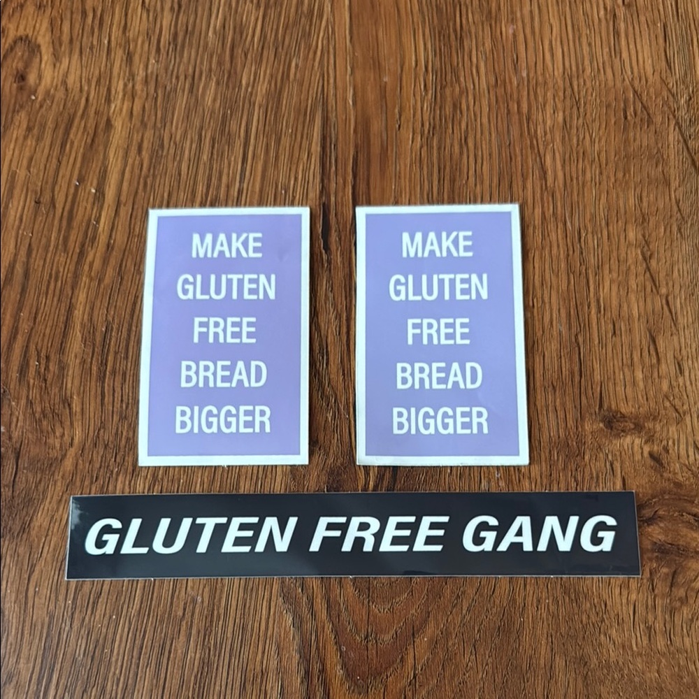 Gluten Free Gang Sticker Set